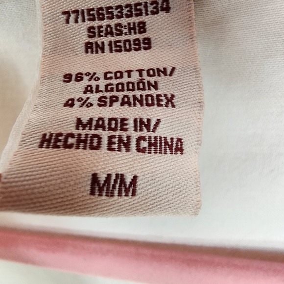 Covington White Ruffled Long Sleeve Shirt Size M - Picture 7 of 7